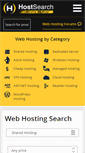 Mobile Screenshot of hostsearch.com